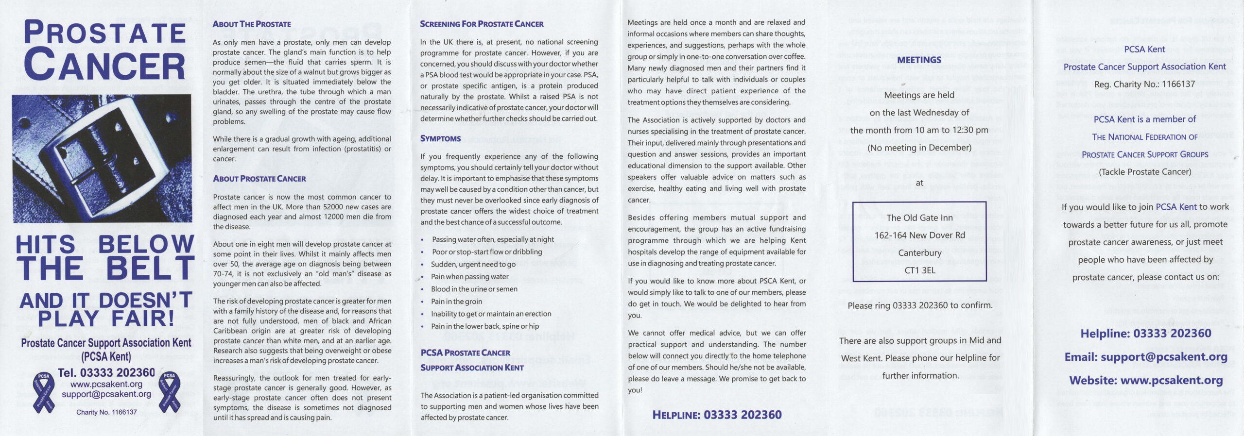 PCSA Kent Leaflet